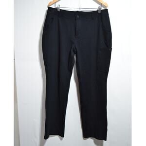 Duluth Trading Co Woman's Black Cargo Pants 16X33